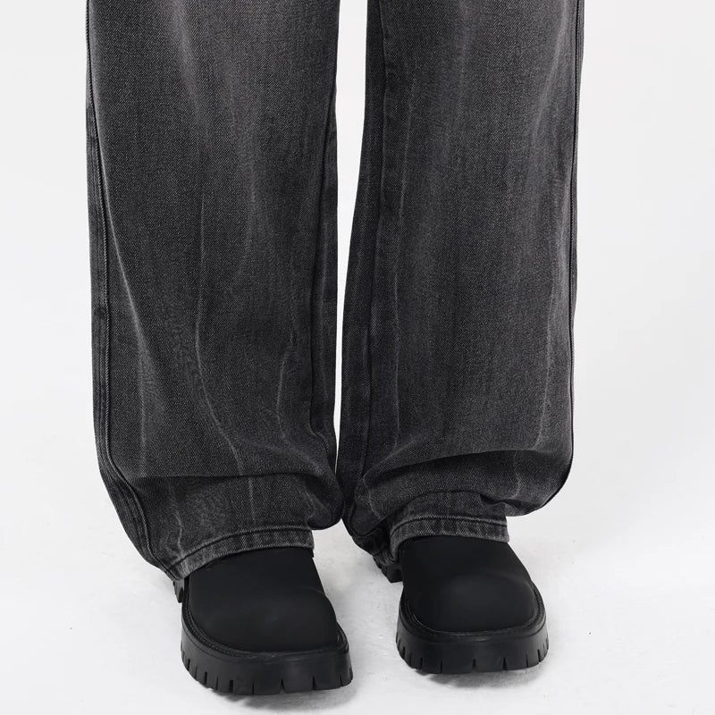 Faded Straight Denim
