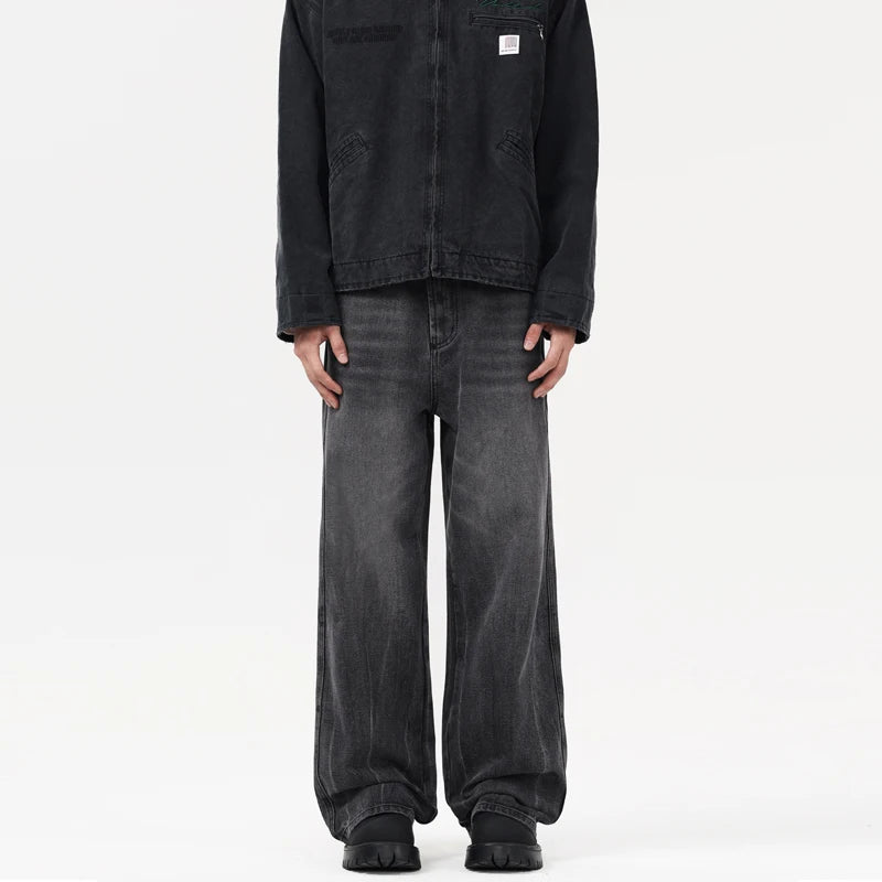 Faded Straight Denim