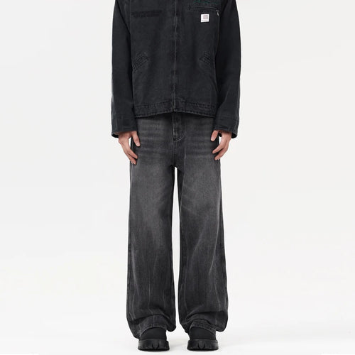Faded Straight Denim