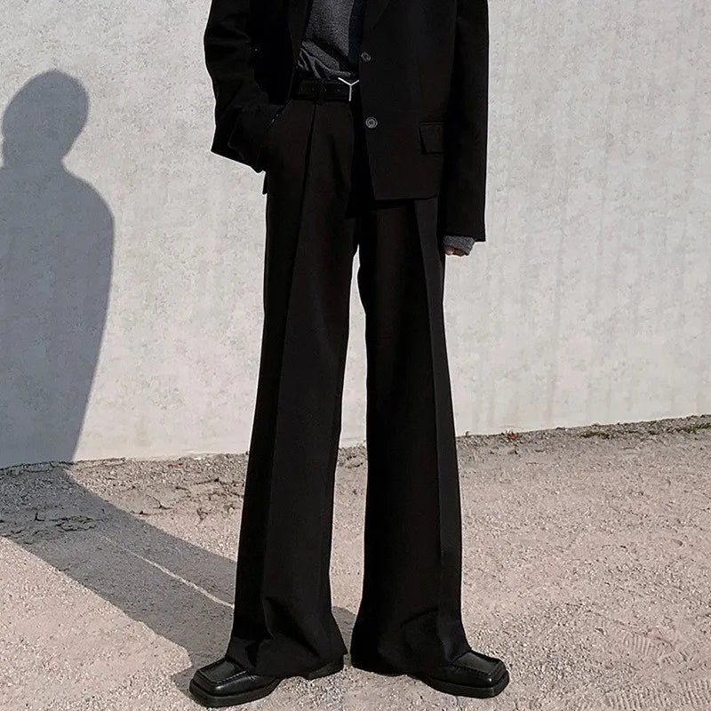 Wide-Leg Tailored Pants