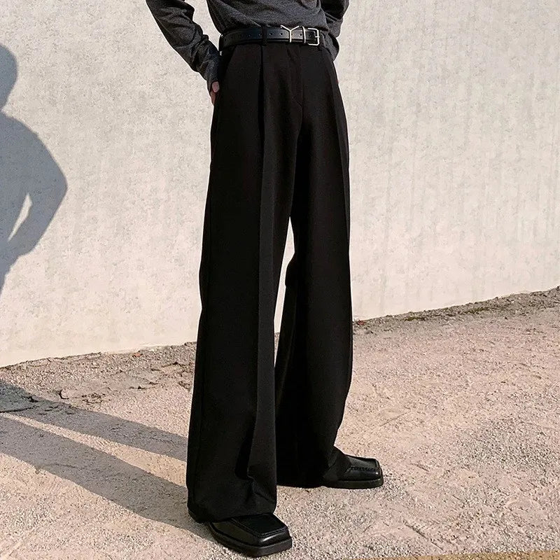 Wide-Leg Tailored Pants